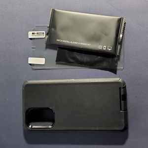 Samsung Galaxy A72, New Case w/screen protector black
